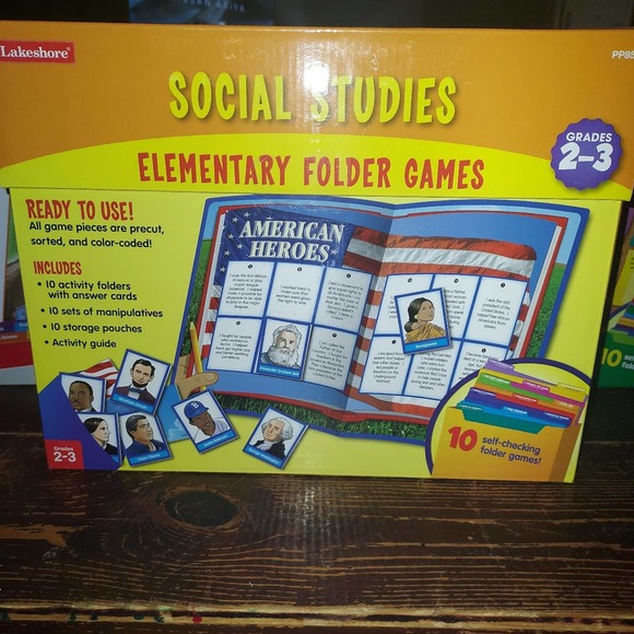 Lakeshore Games Lakeshore Learning Social Studies Folder Games